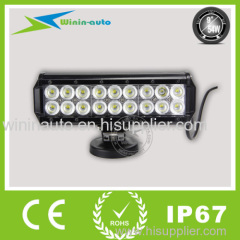 9inch 54W double rows CREE LED off-road bar IP67 for Excavador fire engine 4200 Lumen WI9022-54
