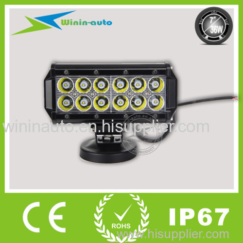 6.5inch 36W cree LED light bar Spot beam IP67 for car 2800 Lumen WI9022-36