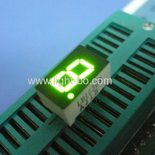 7.62mm (0.3 inch) Anode Green single digit 7-Segment LED Display for cooker hood -7.6 x 12.7 X6.1mm