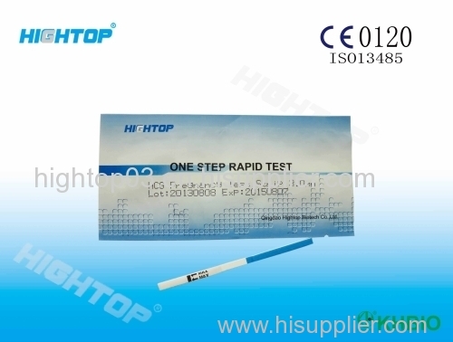 hcg pregnancy test strip