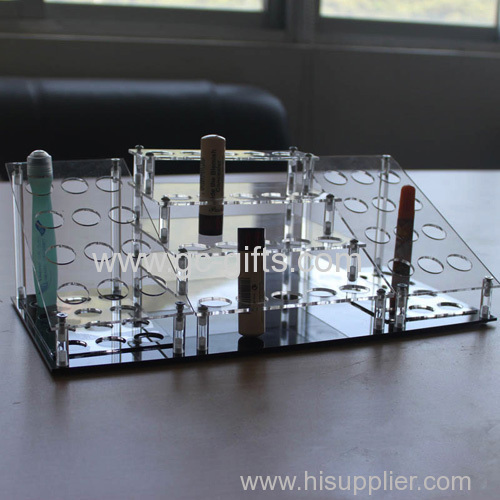 Hot popular and fashion lipstick holder acrylic cosmetic display