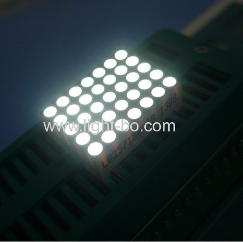 1.543 мм чистый белый 5 х 7 матричный светодиодный дисплей широко используется для индикаторов положения подъема