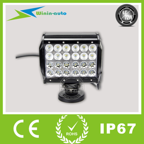 6.5inch 72W high Lumen LED driving light bar for 4x4 6000 Lumen WI9041-72