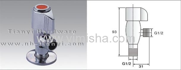 G1/2 *G1/2YIMISHABrass Ceramic Sheet Triangle Valve 