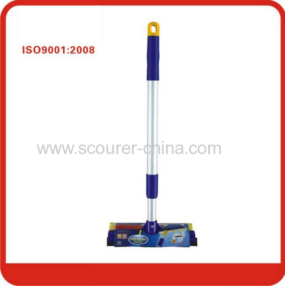 Telescopic aluminum pole Blue& yellow window cleaner