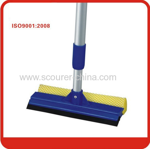 Telescopic aluminum pole Blue& yellow window cleaner