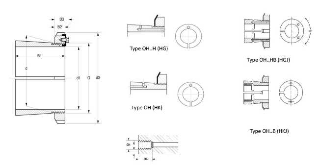 hydraulic adapter sleeves d1 470-500mm