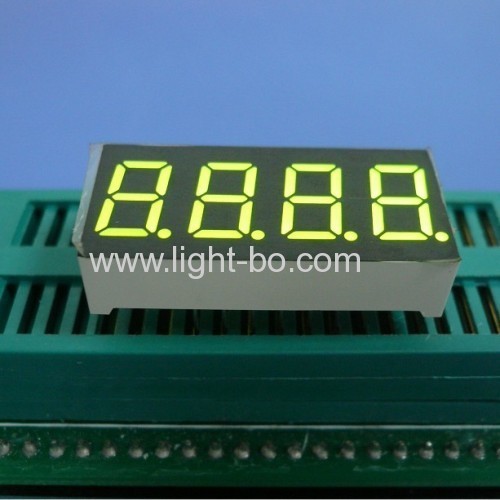 4 digit 0.36" ultra bright blue 7 segment led display common cathode