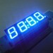 Ультра Синий четырехзначный 14.2мм (0,56 дюйма) Анод 7-сегментный LED Дисплей часов