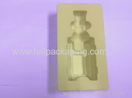 white flocking PS material blister tray made in China