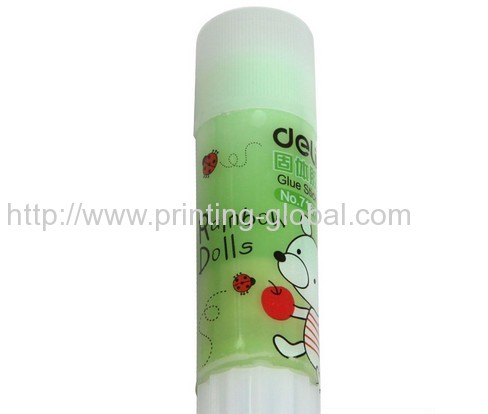 Hot stamping film for plastic glue stick pipe