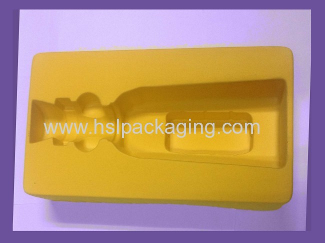 Colorful PS flocking packaging blister tray