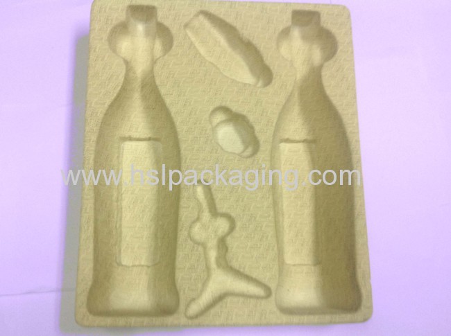 Luxury Cosmetic PVC flocked tray