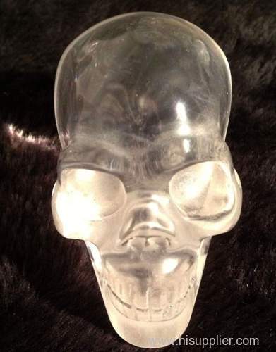 Natural Quartz Crystal Skull