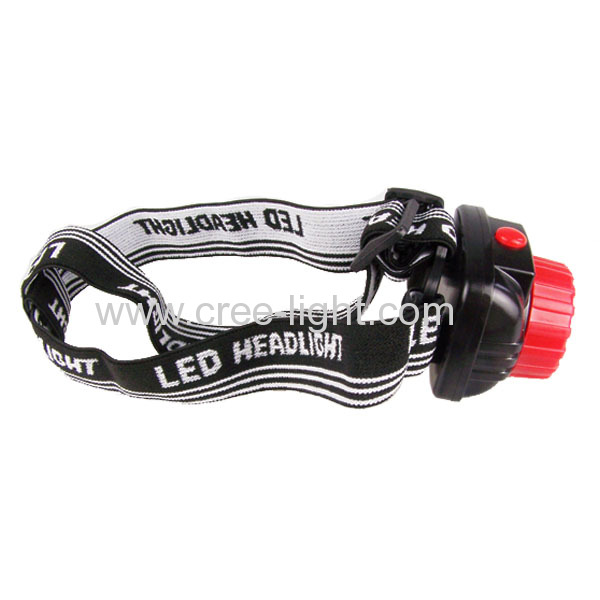 2013 New! Chinese watt 1W LED High Power Plastic Headlamp ACK-4041