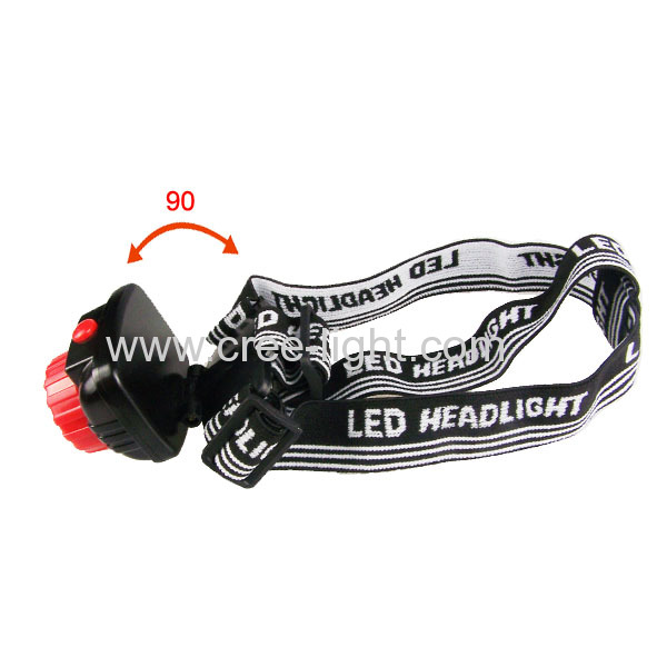 2013 New! Chinese watt 1W LED High Power Plastic Headlamp ACK-4041