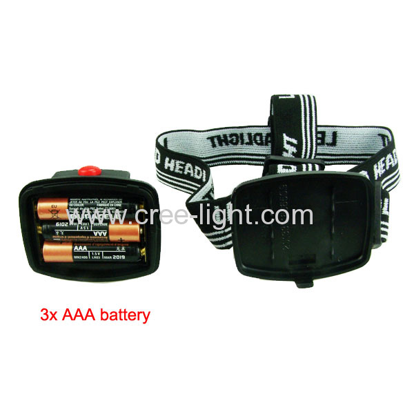 2013 New! Chinese watt 1W LED High Power Plastic Headlamp ACK-4041
