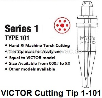 VICTOR Cutting Tip 1-101