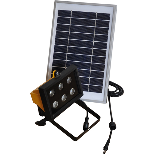 2013 New Solar Power LED Light 6W Rechargeable Li-ion High quality