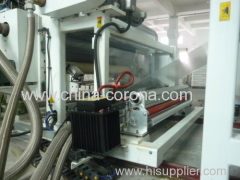 corona treatment generator and discharge station