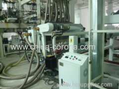 corona treatment install in casting machine
