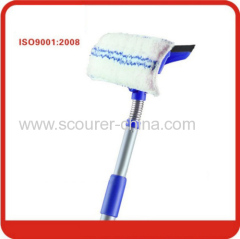 Telescopic aluminum handle magnetic window cleaner