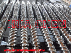 SJSZ twin screw and barrel of bimetallic for PVC
