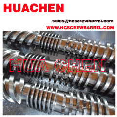 SJSZ twin screw and barrel of bimetallic for PVC