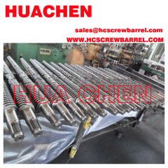SJSZ twin screw and barrel of bimetallic for PVC