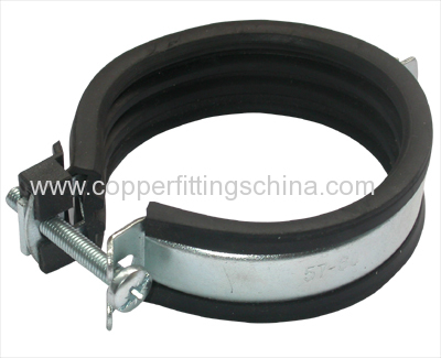 China Pipe Clamp with Rubber Manufacturer