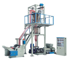 SJ Series PE Double Color Strip Film Blowing Machine Set