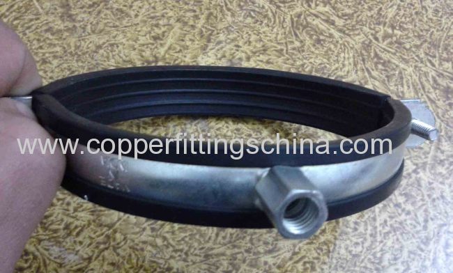 China Pipe Clamp with Rubber Manufacturer