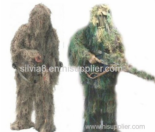 Camouflage ghillie hunting clothes