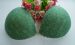 Green lace wave pattern edge Front Closure silicone gel bra