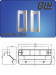 Metal sliding door handle