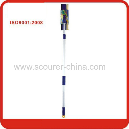 Good flexibility Telescopic aluminum handle multi-functional window cleaning