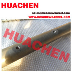 Extruder bimetallic screw and nitrided barrel from Zhoushan