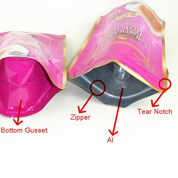 Custome Stand Up Foil Coffee Packaging Bag