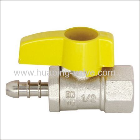 Nickel Plated Brass Gas Ball Valve