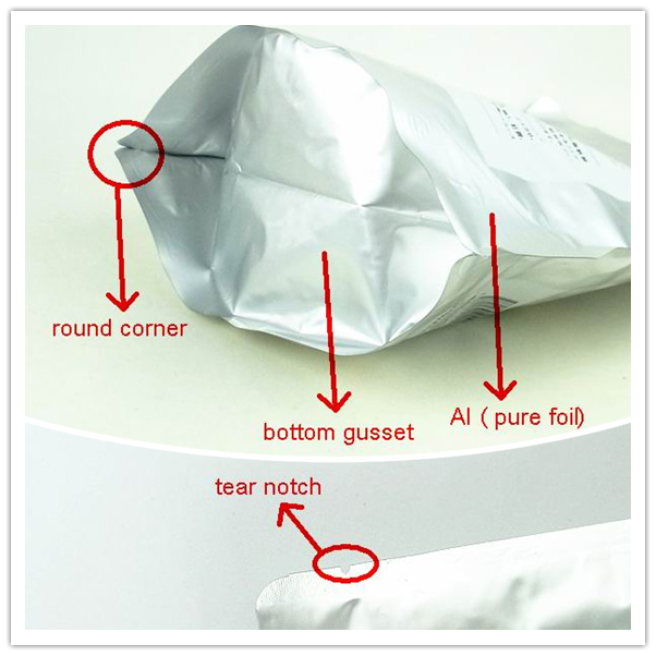 FDA grade stand up pet food packaging bag