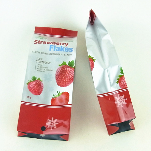 Beautiful Side Gusset Foil packaging bag for fruit snack