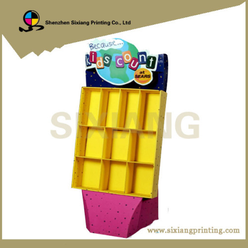 Supermaket Promotion Cardboard Floor Display Stand