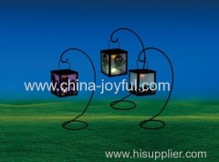 Metal Garden Solar Lantern with Horse -Bird -Owl