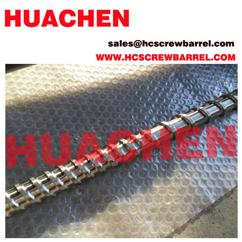 Bimetallic screw nitrided barrel