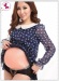 Silicone artificial pregnant belly