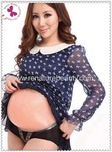 Silicone artificial pregnant belly