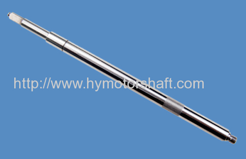 Hardened heat treatment electrical motor shaft