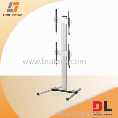 VERTICAL DUAL VIDEO WALL FLOOR STAND