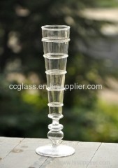 Wholesale Borosilicate Champange glass goblet glass