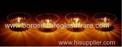 Romantic And Warm Glass Candle Holders